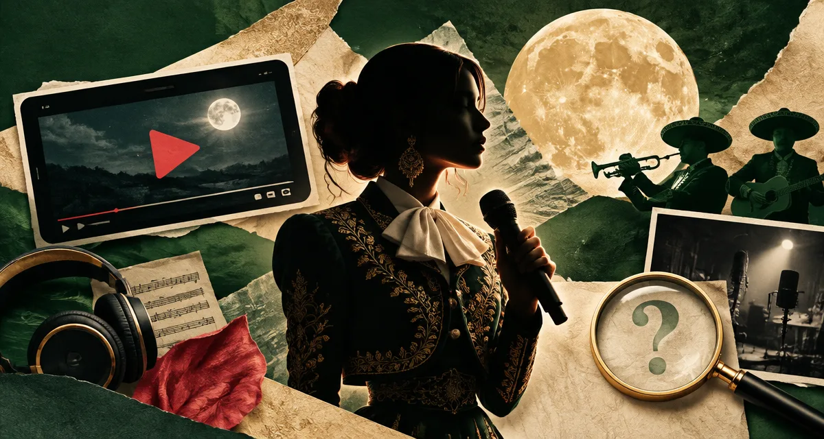 AI-generated editorial illustration about Cristy Nodal’s “Regalo de Luna” Release Remains Unverified