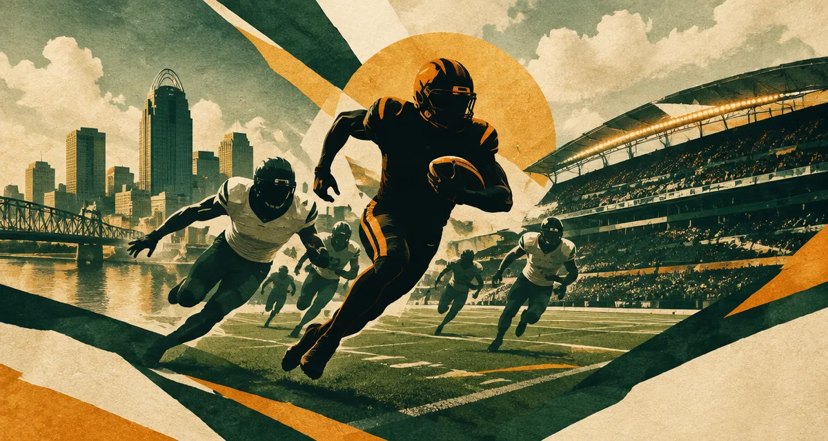 AI-generated editorial illustration about Bengals Turn Four Takeaways Into 33-27 Win Over Buccaneers